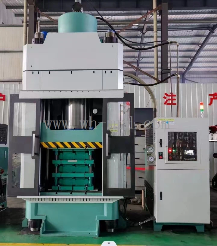 ब्रेक लाइनिंग के लिए हाइड्रोलिक प्रेस