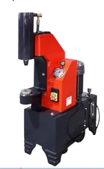 ऊर्ध्वाधर पैर ब्रेक जूता riveting मशीन